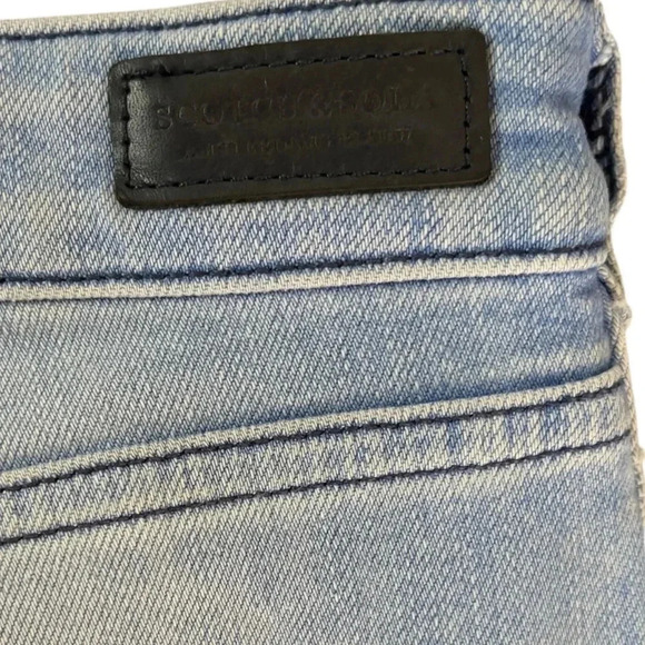 Scotch & Soda Haut High Rise Skinny Jeans Blue Denim Blue Slim Jeans  Size 27 - Picture 10 of 13